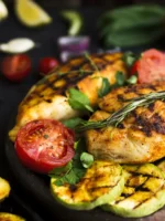 Uma refeição completa, saudável e saborosa! Frango & legumess assados crocantes, tudo em uma única assadeira. Perfeito para o dia a dia!