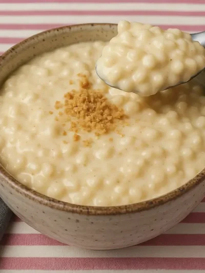 Canjica com leite condensado