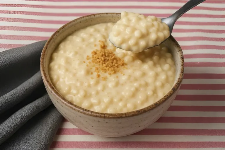 Canjica com leite condensado